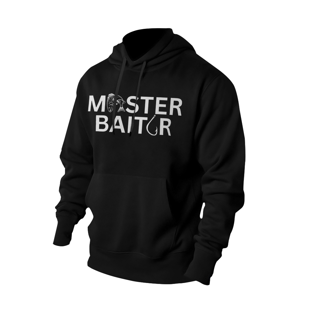 Fishing Expert: 'Master Baiter' - Humorous Fishing Hoodies