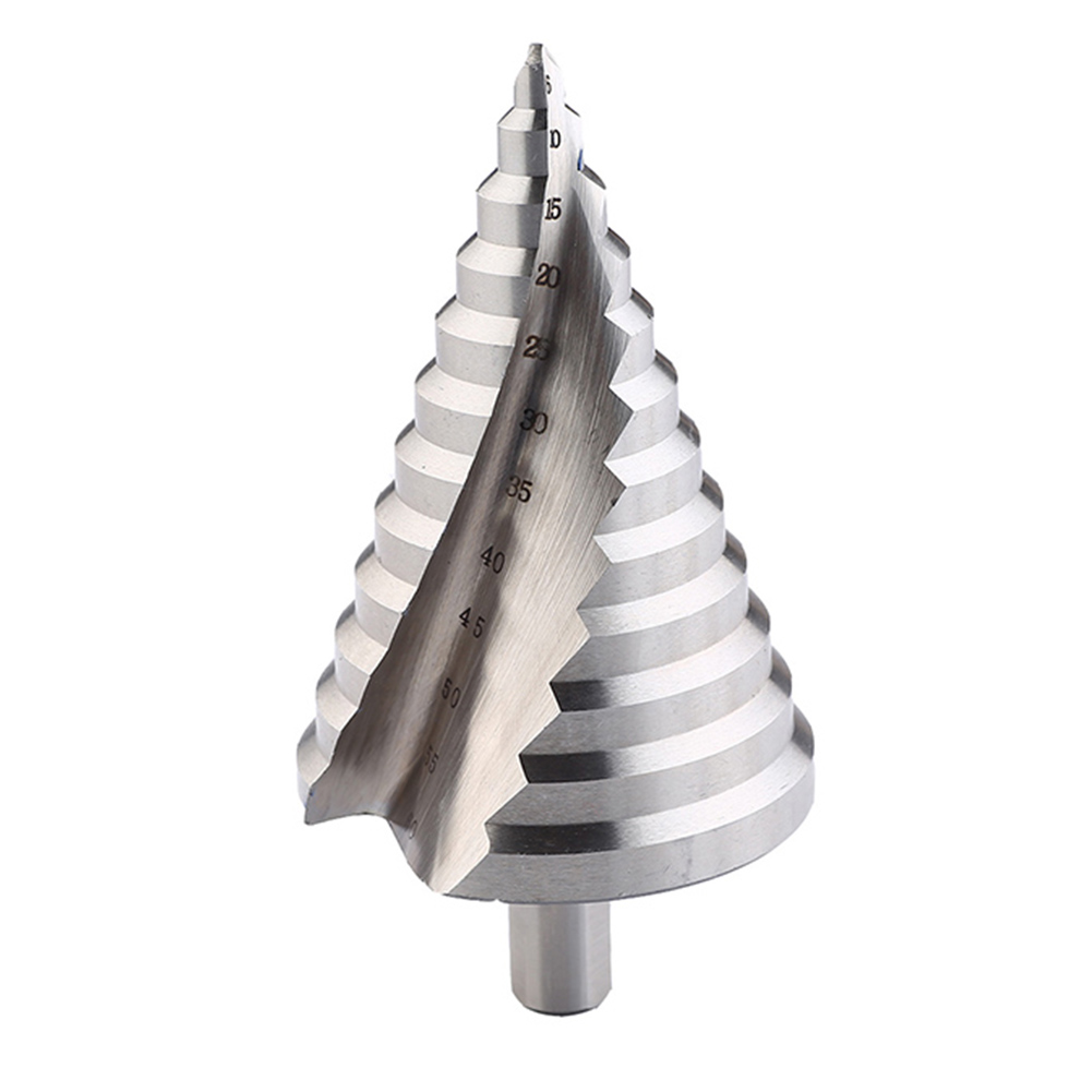 

6-60mm Grooved Pagoda Drill Bit Triangle Step Cone Hole Opener Drilling Bit, 501 Original