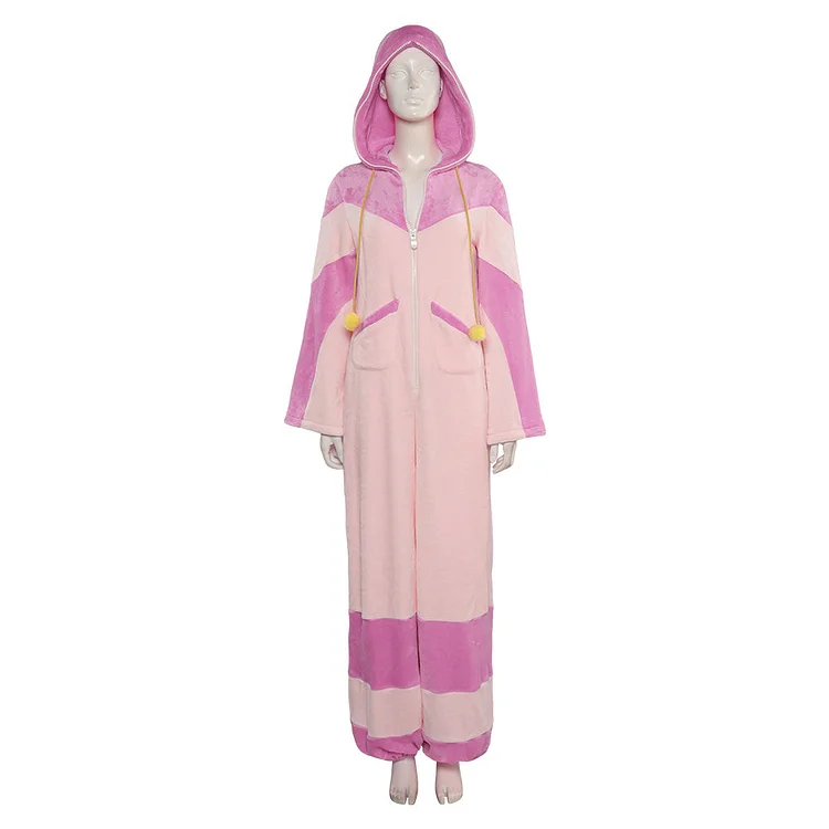 Game Street Fighter Juri Pink Jumpsuit Outfits Cosplay Halloween Costume Suit