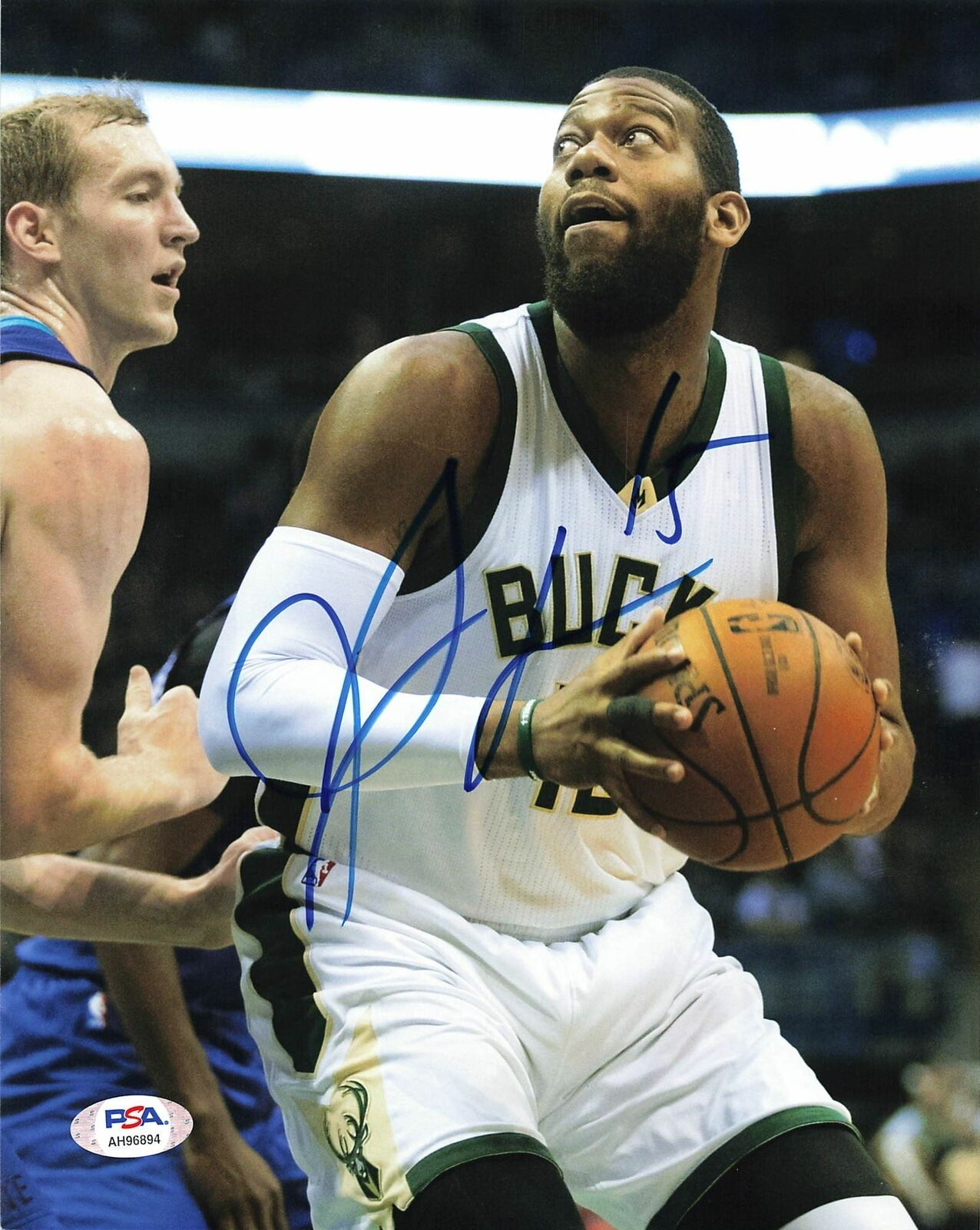 Greg Monroe signed 8x10 Photo Poster painting PSA/DNA Milwaukee Bucks Autographed