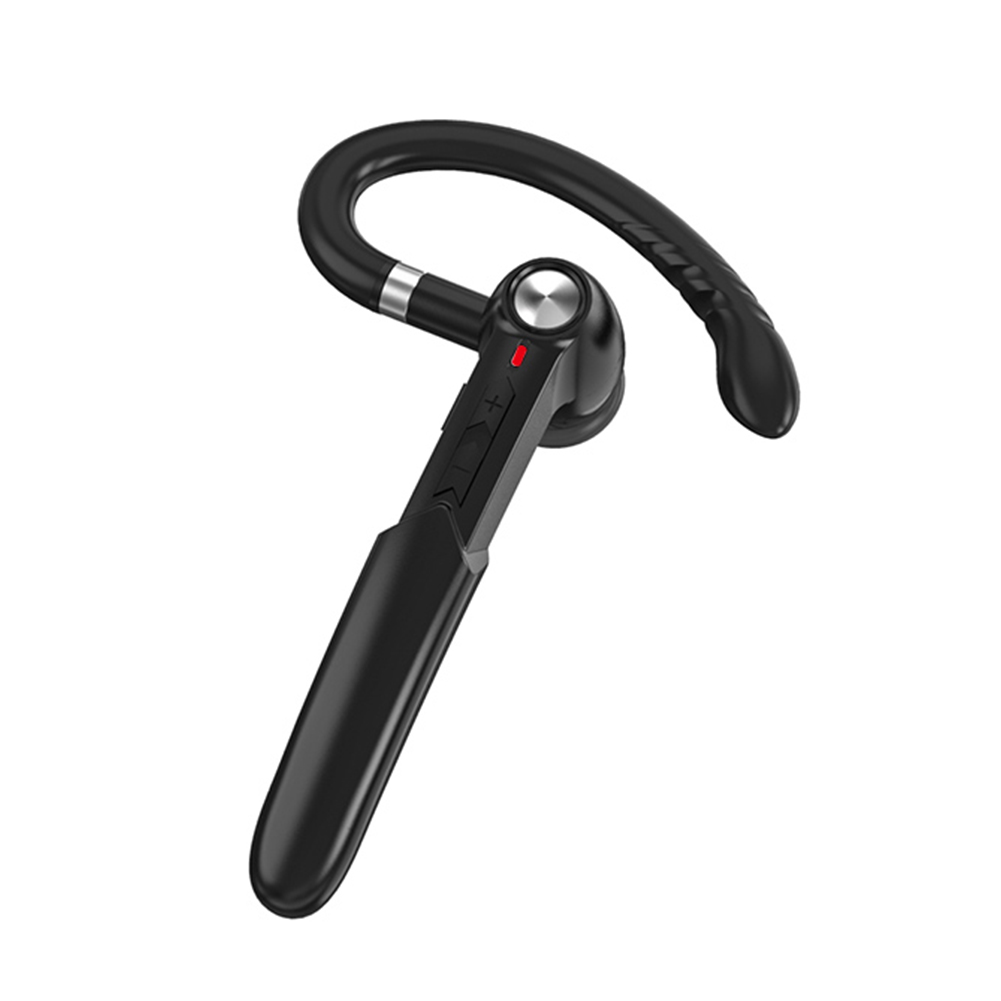 

ME-100 Bluetooth 5.0 Headset Rotatable Hook Driving Business Earpiece w/Mic, Black&orange, 501 Original