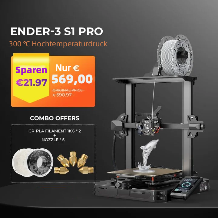 Ender-3 S1 Pro 3D-Drucker Kombination