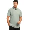 Men's Zipper Sports Polo