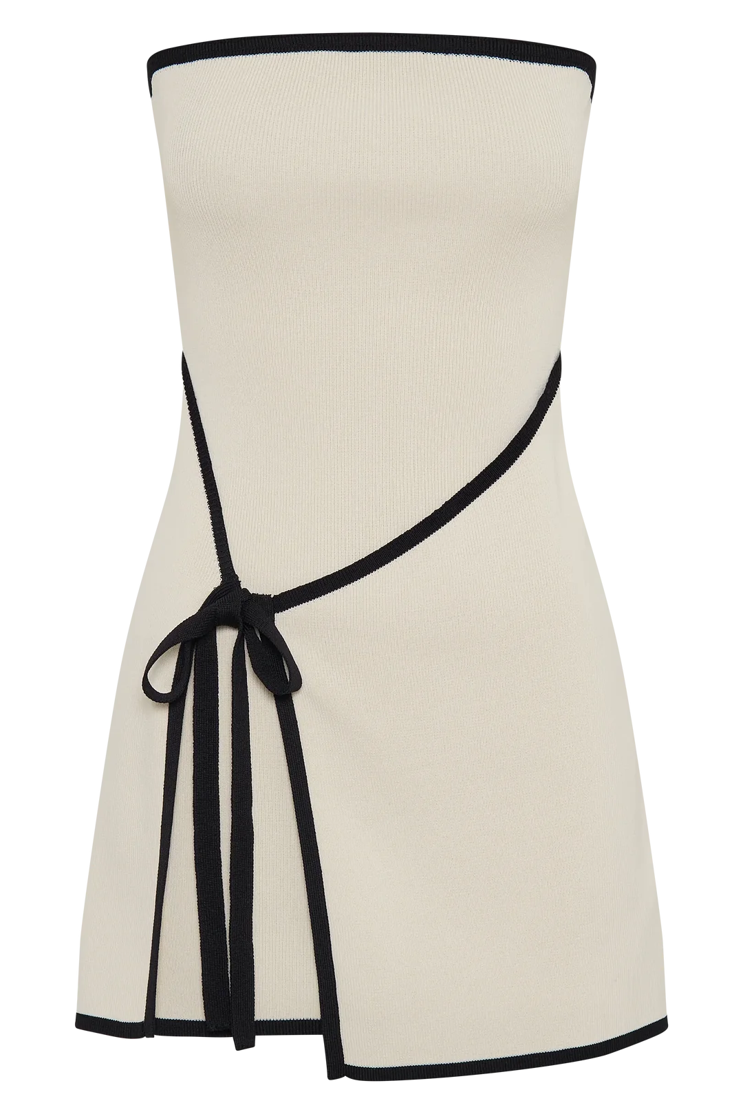 Strapless Knit Mini Dress