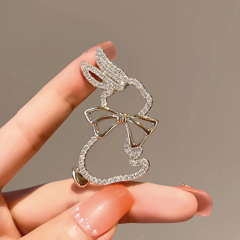 Small Brooch Bow Anti-slip Brooch High-grade Chest Sewn-free Shirt Anti-slip Buckle Pin