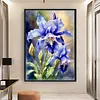 Iris-11CT Stamped Cross Stitch 40*60cm/15.75*23.62in  tapestrymarket
