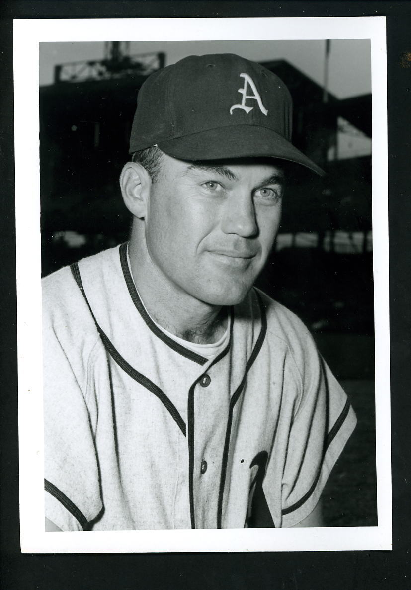 Dave Philley circa 1951 Press Original Photo Poster painting by Don Wingfield Philadelphia A's