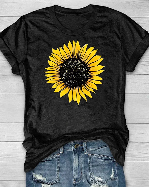 Sunflower Black T-shirt