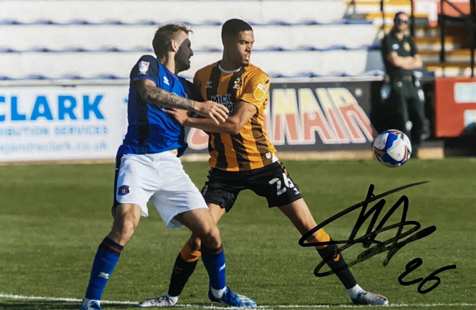 Harvey Knibbs Genuine Hand Signed Cambridge United 6X4 Photo Poster painting 4