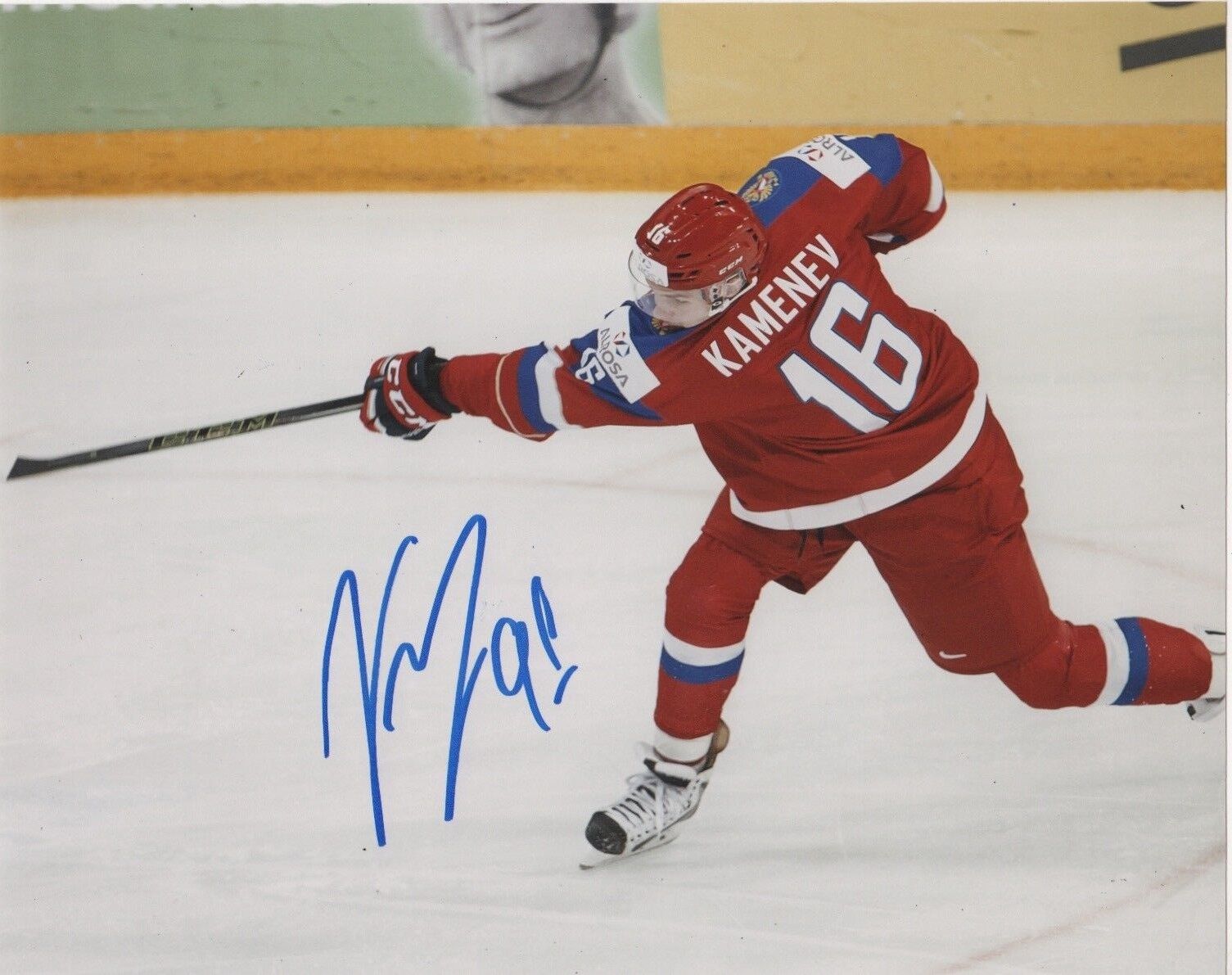 Team Russia Vladislav Kamenev Signed Autographed Photo Poster painting 8x10 COA #2