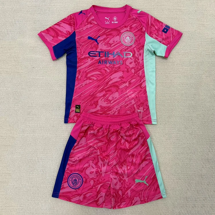 Kids Manchester City 25-26 GK Football Kit