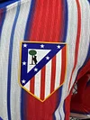 2024/2025 Atletico Madrid Player Version Long Sleeves Home Football Jersey 1:1 Thai Quality