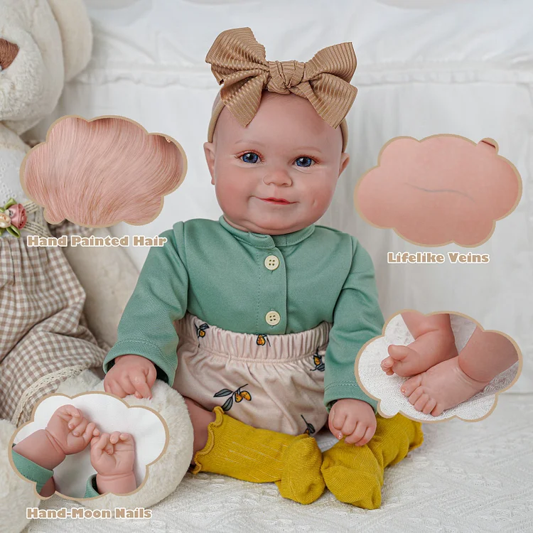 Real Lifelike Realistic Toddler Doll Babies 20'' Reborn Baby Girls Doll ...