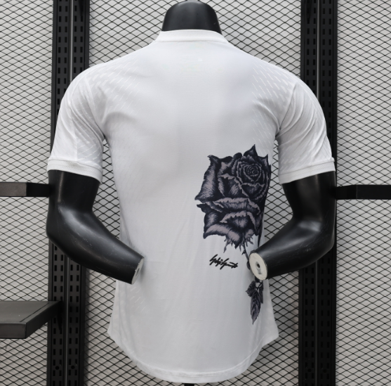 24/25 Real Madrid Y3 White Player Version Football T-Shirt Thai Quality