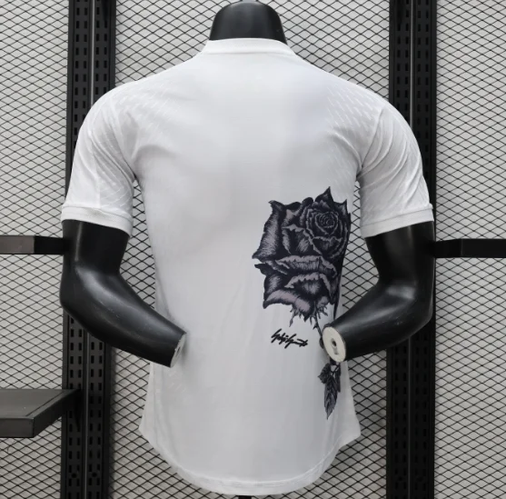 24/25 Real Madrid Y3 White Player Version Football T-Shirt Thai Quality