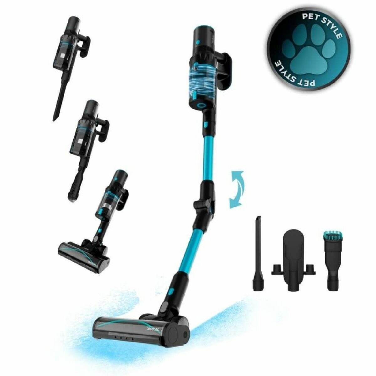 Stick Vacuum Cleaner Cecotec Conga Rockstar 3500 Storm Pet Flex 500 W 150 AW