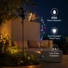 Solar Watering Can Stake Light Angel Hummingbird Iron Art Outdoor
