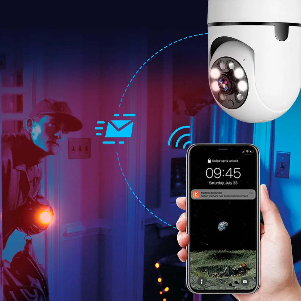 The Original BulbCam360&trade;️ - Wireless Smart Security Cam