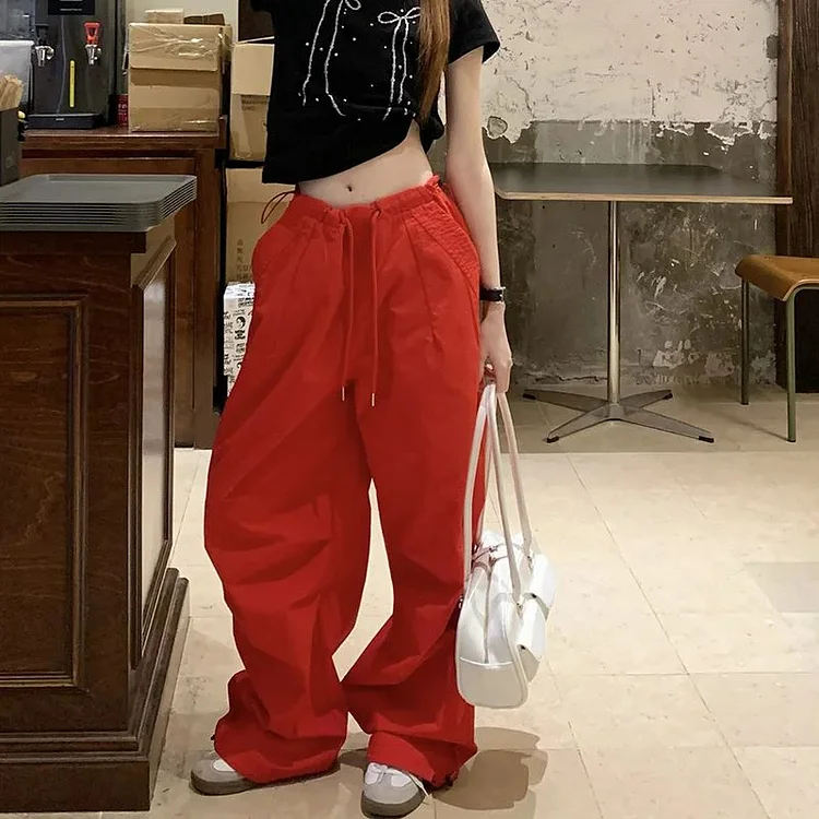 Trackpodssl Korean ins design bow print pearl hot diamond short top short sleeve loose t-shirt bow Tied Short Tee Tops