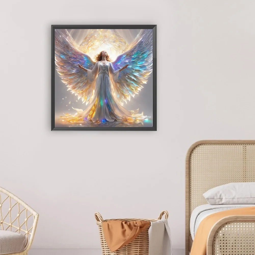 Diamond Painting - Full Round Drill - Angel(Canvas|30*30cm)