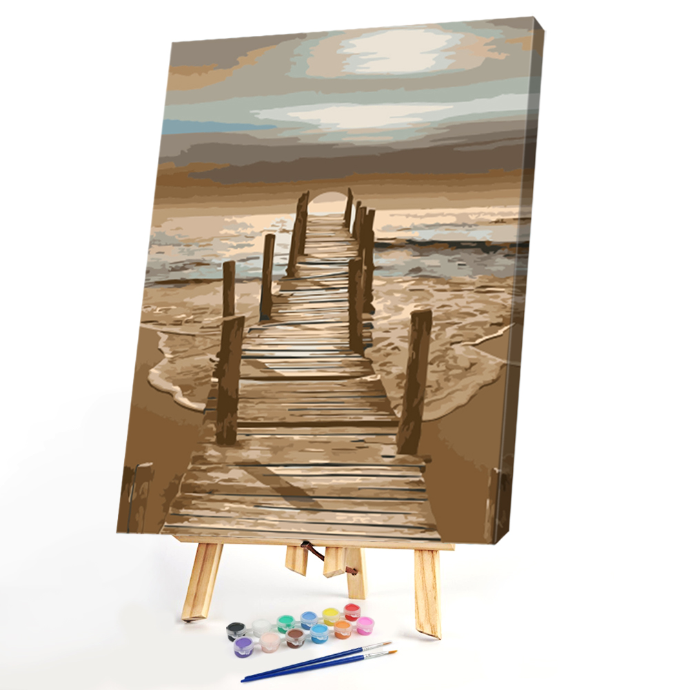 

30*40CM Paint By Numbers-Waterscape, 501 Original