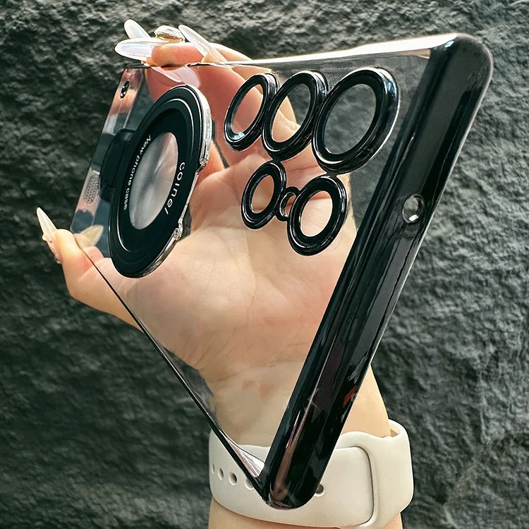 Electroplated Foldable Stand Magnetic Phone Case