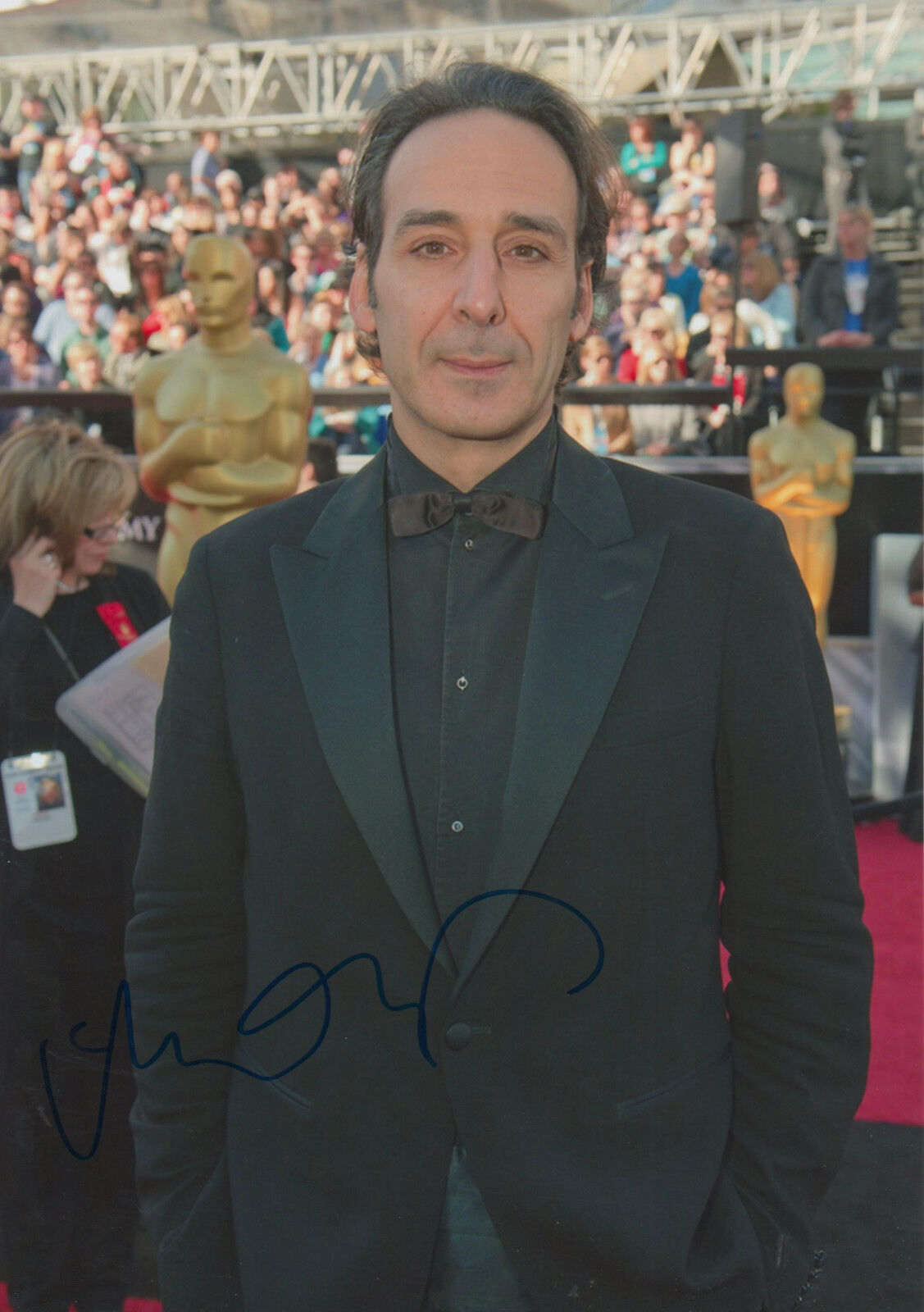 Alexandre Desplat Composer autograph 8x12 inch Photo Poster painting autograph