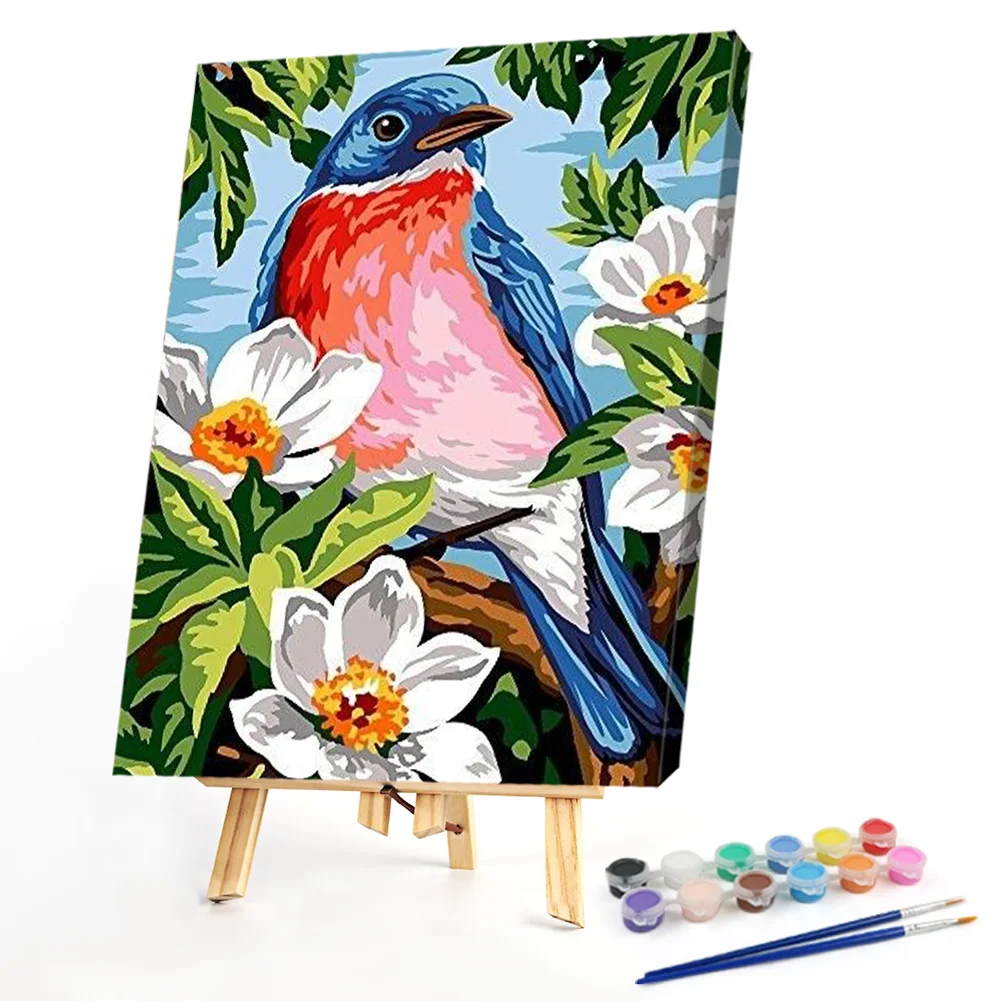 Bird Flower - Paint By Numbers(50*40CM)
