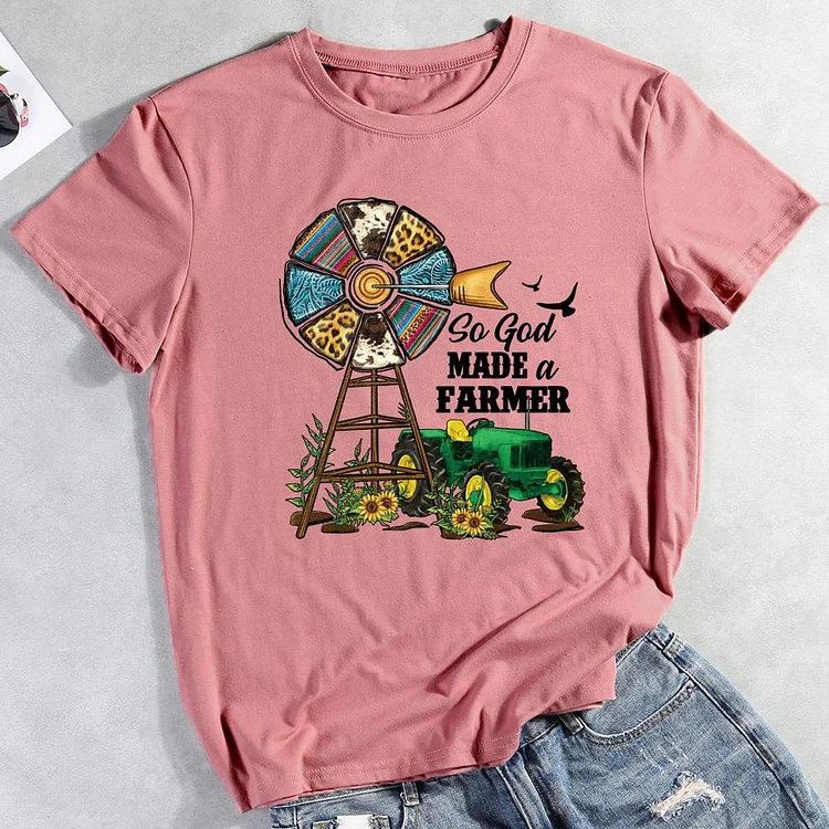 ANB -  So God Made A Farmer T-shirt Tee -012099