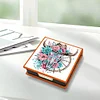Flower Cow Leather Diamond Painting Notecard Box Contains 150 Sheets of Paper