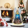 Diamond Painting Xmas Angel Wooden Desktop Ornament
