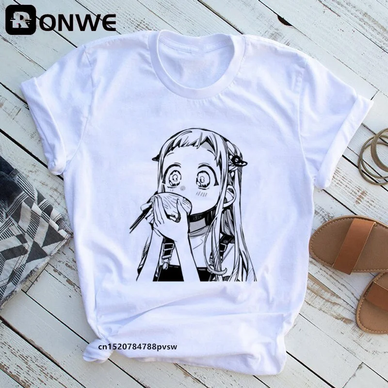 Jibaku Shounen Hanako kun Women Anime T shirt Female 90s Summer Clothing Girl Y2K Fashion T-shirts,Drop Shipping