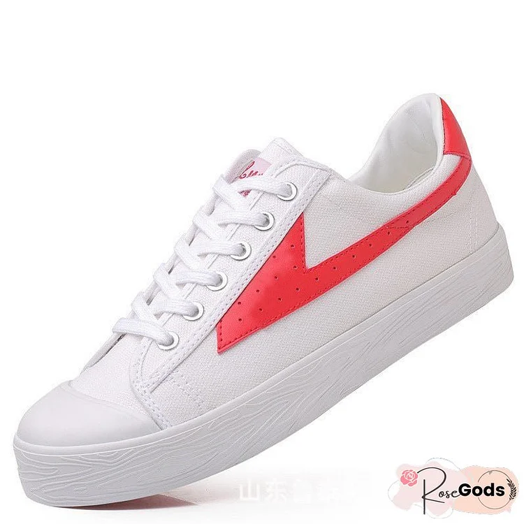 Vulcanized Trendy Couple Versatile Plus Size Canvas Shoes