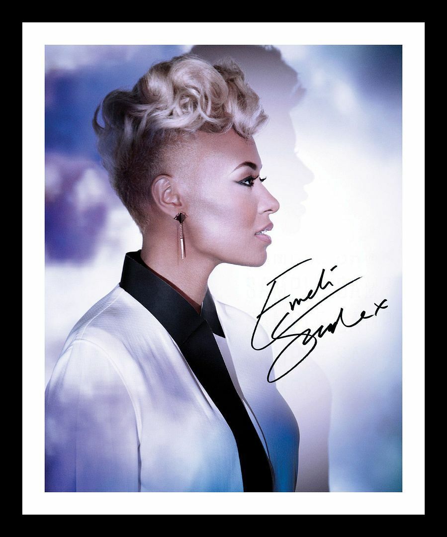 Emeli Sande Autograph Signed & Framed Photo Poster painting 4