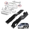 ACLONG Front Bumper Bracket Set Left and Right Side Compatible with Dodge Journey 2009 2010 2011 2012 2013 2014 2015 2016 2017 Replacement 5178411AD 5178410AD-1 Pair