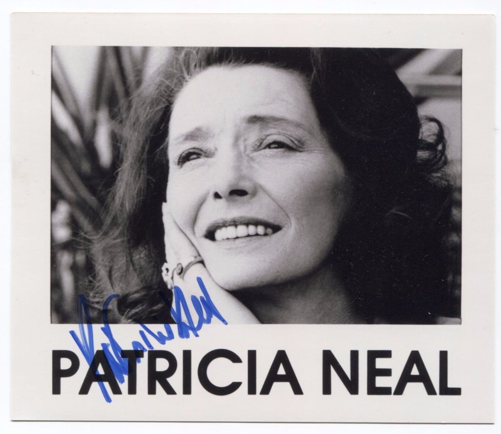 Patricia Neal Signed Photo Poster painting Autographed Vintage AUTO Signature