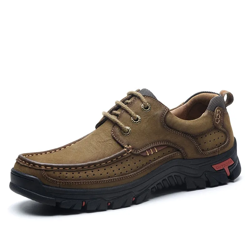 Genuine Leather Men Flats Loafers Size 38-48 Cow Leather Business Men Shoes High Quality Outdoor Men Sneakers Male Casual Shoes