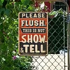 Please Flush - Vintage Metal Signs - 20*30cm/30*40cm - Warning