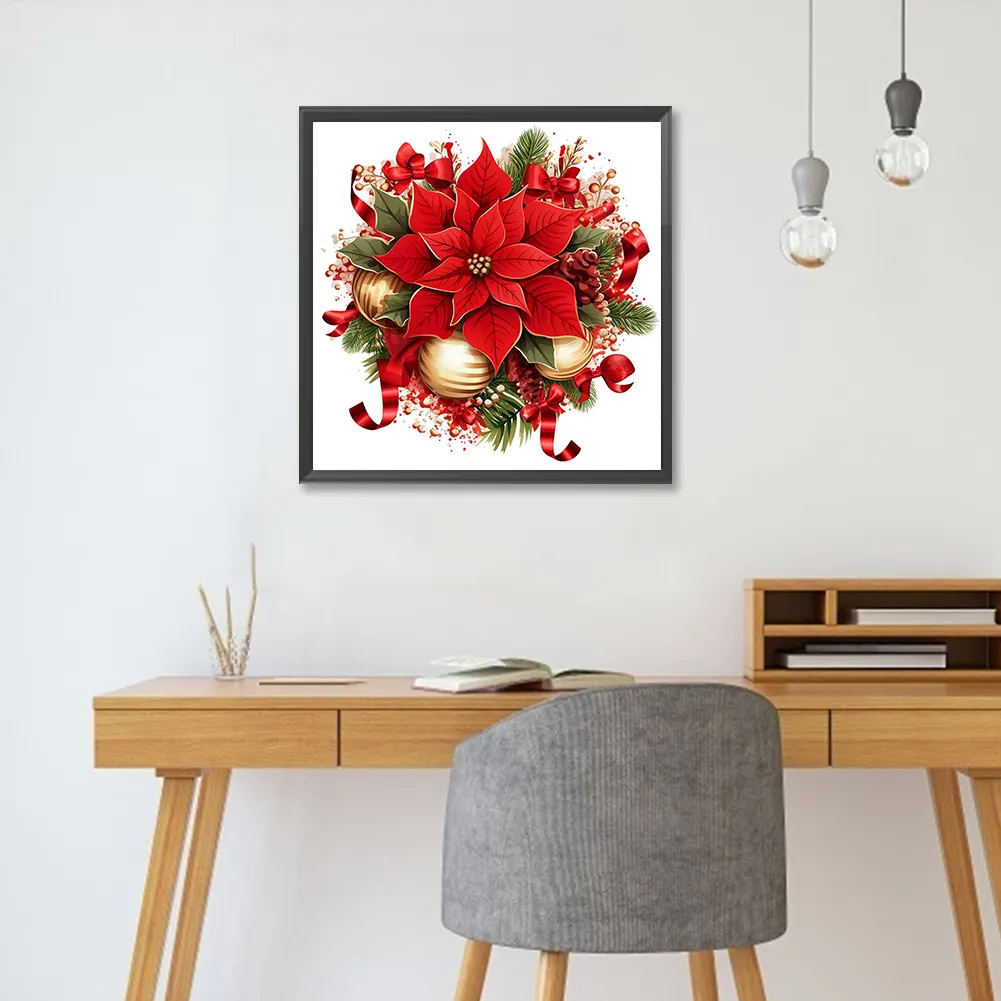 Diamond Painting - Full Round Drill - Christmas Saffron(Canvas|30*30cm)