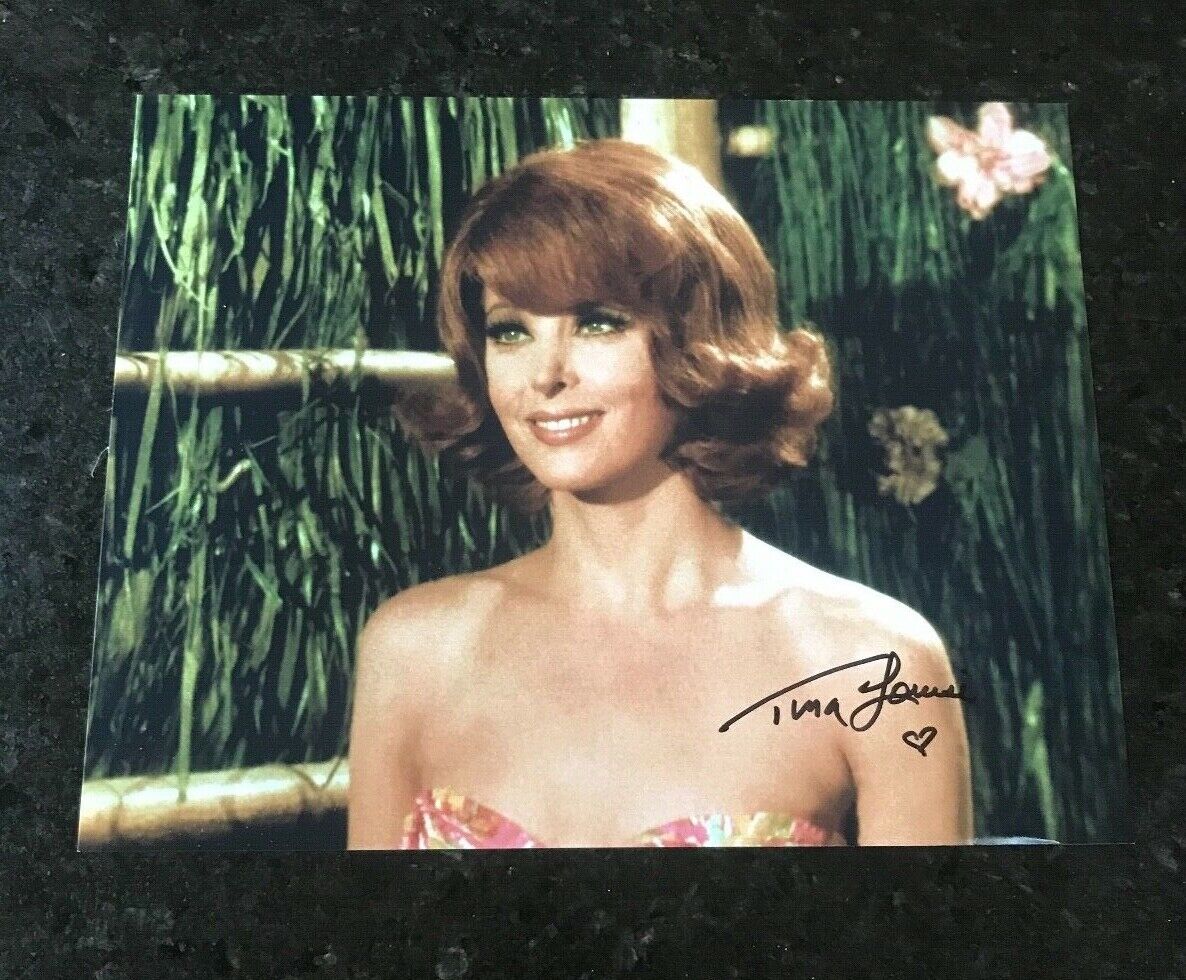 * TINA LOUISE * signed 11x14 Photo Poster painting * GILLIGANS ISLAND * GINGER * COA * 1