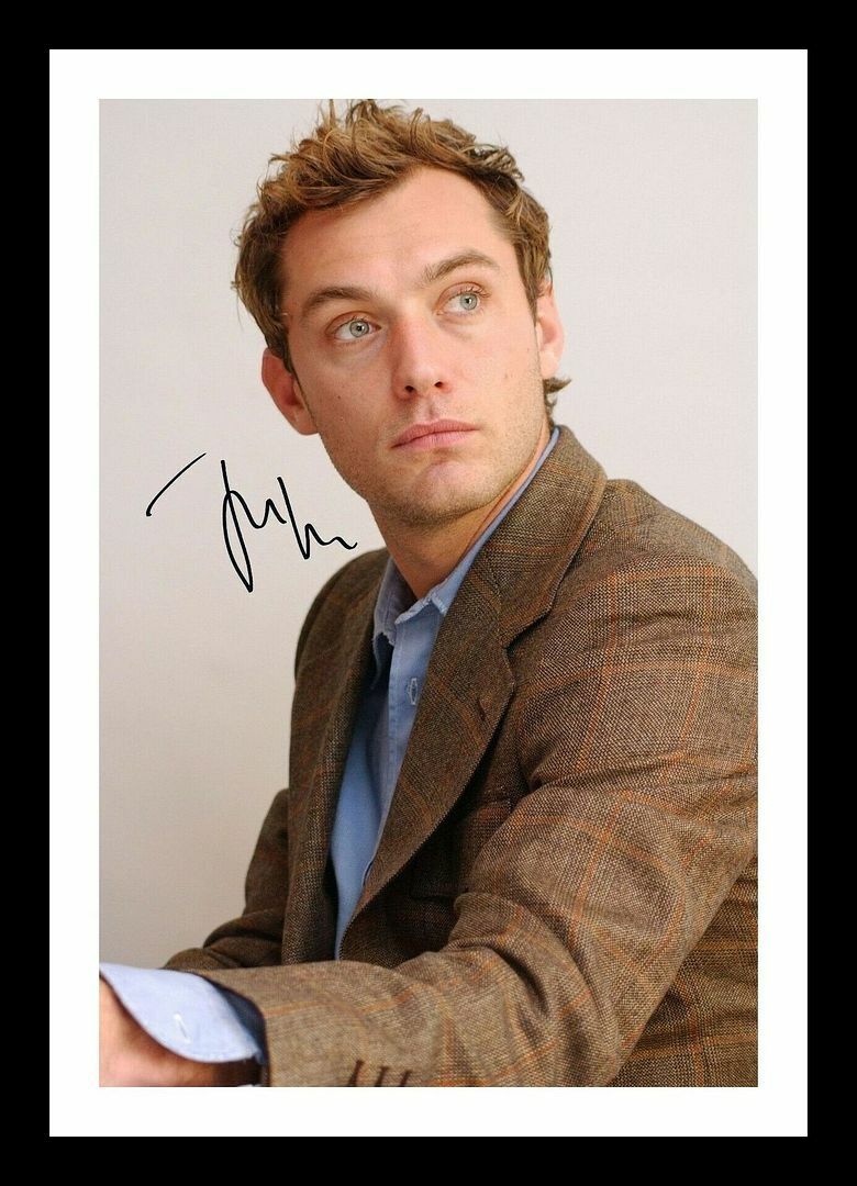 Jude Law Autograph Signed & Framed Photo Poster painting 2