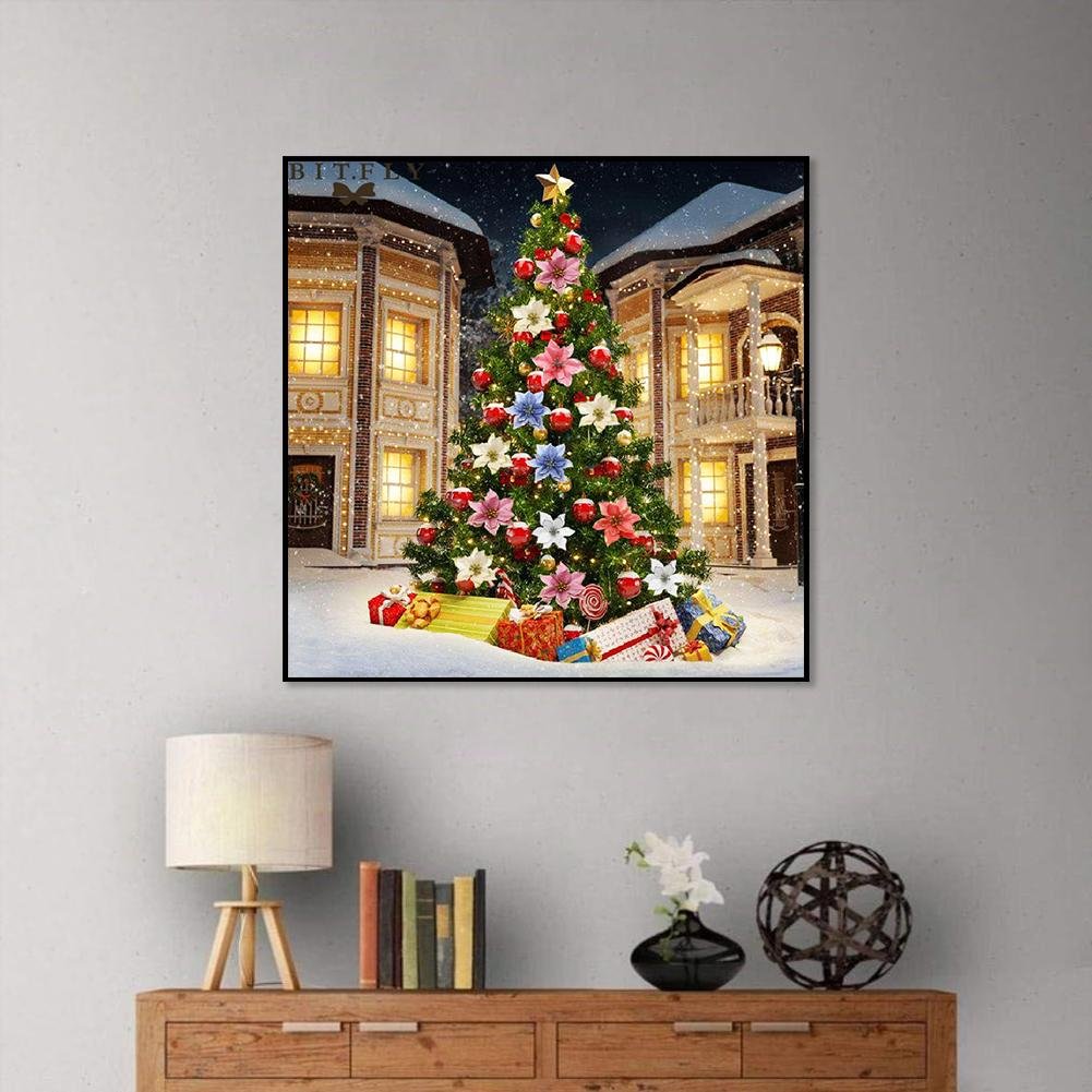 Full Round Diamond Painting Christmas Tree