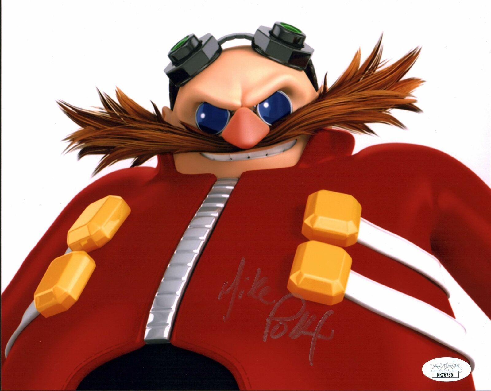 Mike Pollock Mario & Sonic 8x10 Photo Poster painting Signed Autographed JSA Certified COA Auto