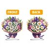 (US Local)Flower Double Sided Effect Table Top Diamond Painting Desktop Ornaments Kit (Daisy)