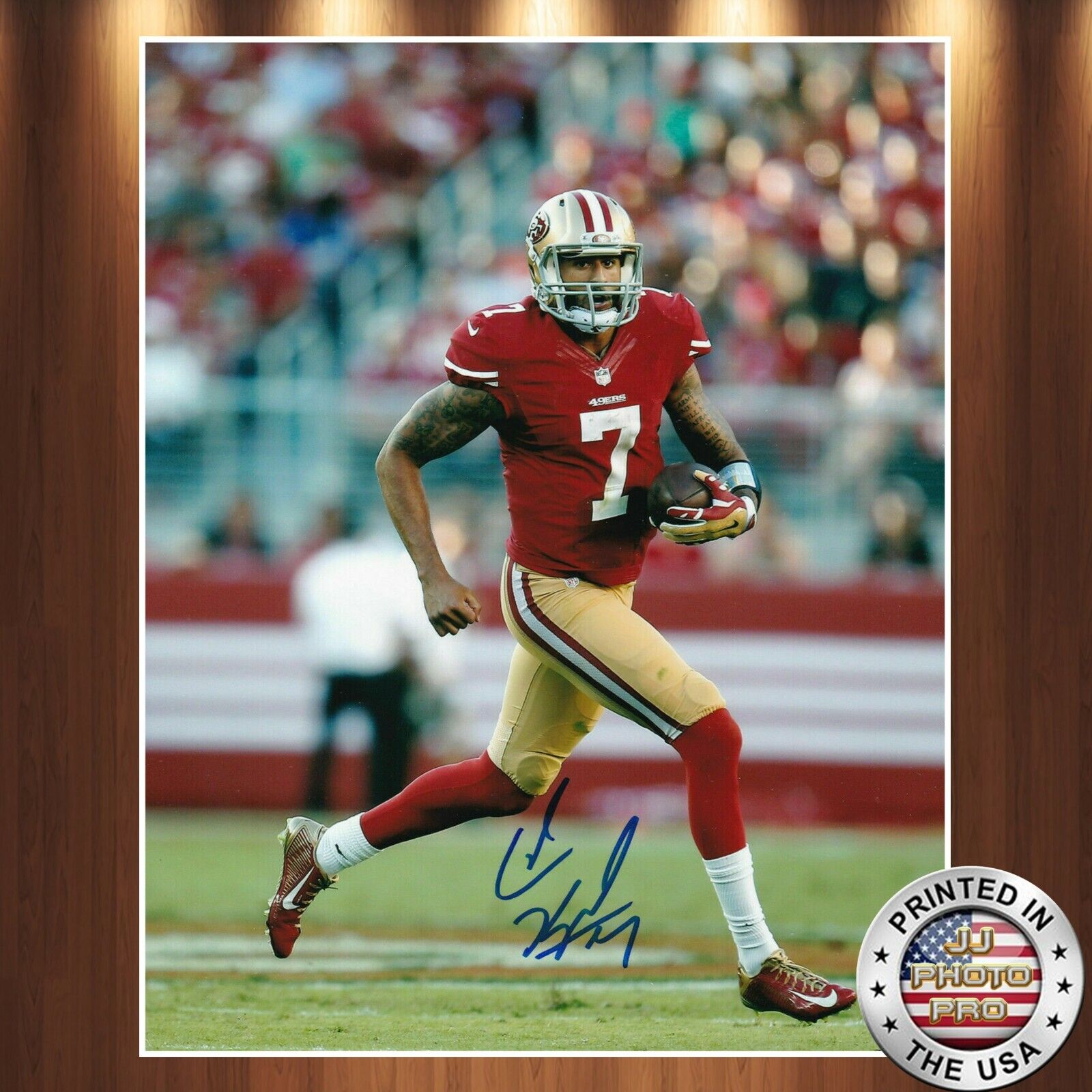 Colin Kaepernick Autographed Signed 8x10 Photo Poster painting (49ers) REPRINT