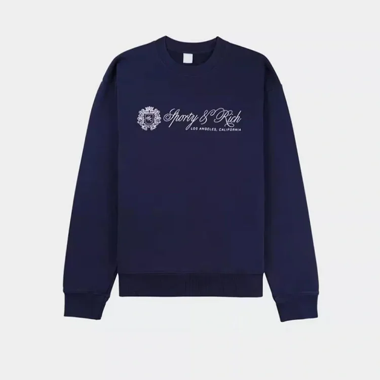 Fitvitalsupplement Sport Make You Health Letters Printed Retro Y2K Sweatshirts Autumn Street Fashion Loose Cotton Thick Warm Pullover Casual Jumper