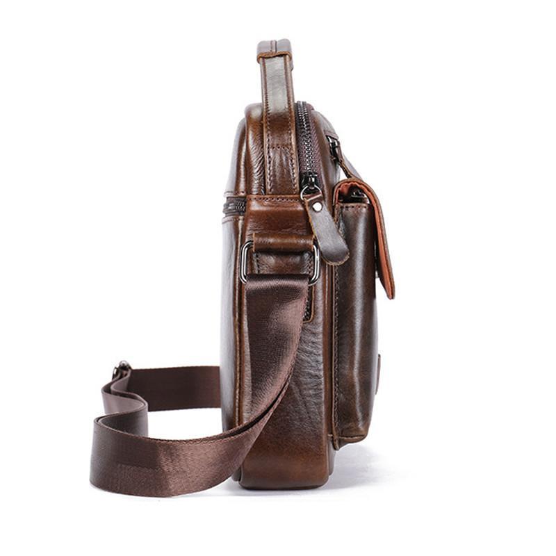 Mens Durable Business Casual Travel Messengers Bags Vintage Case