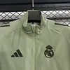 2025/2026 Real Madrid Windbreaker Grass Green Football Shirt 1:1 Thai Qualityy