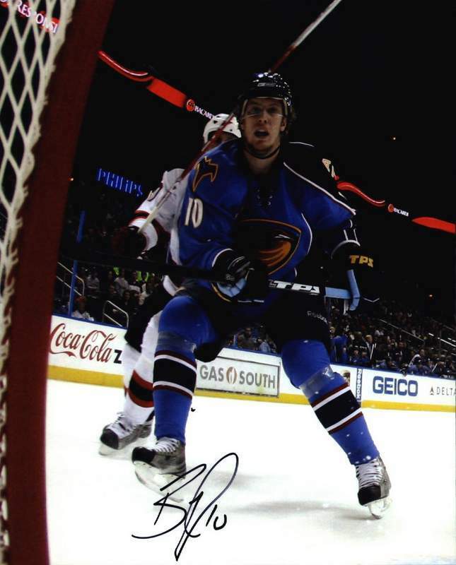 Bryan Little signed NHL hockey 8x10 Photo Poster painting W/Cert Autographed A0002