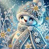 Diamond Painting-DIY Crystal Rhinestone Christmas Snowman